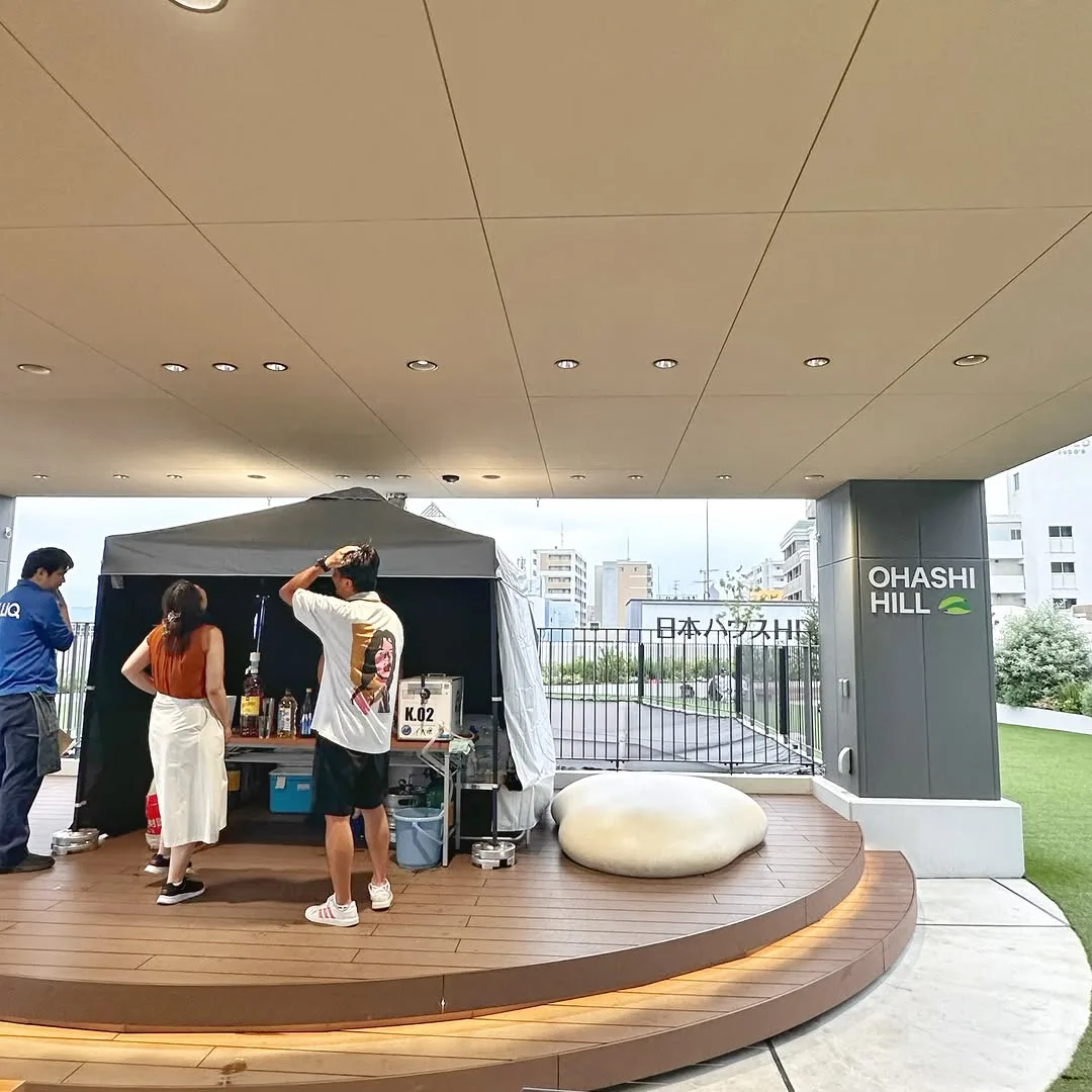 OHASHI HILL 屋上ビアガーデンの会場